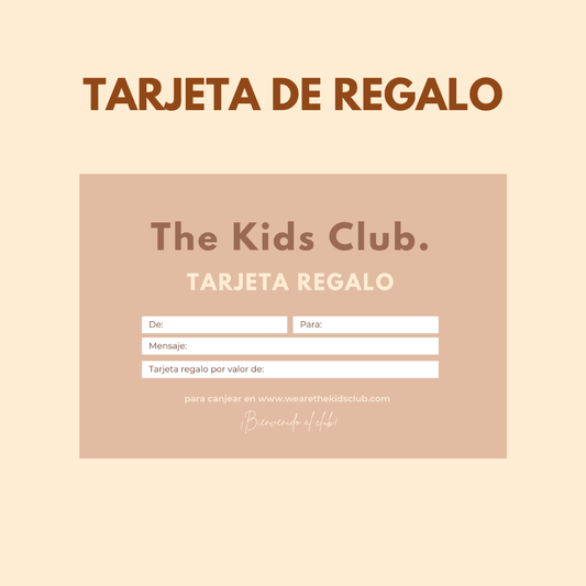 TARJETA REGALO - The Kids Club - The Kids Club
