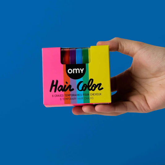Tizas para el pelo - Arco iris - Omy