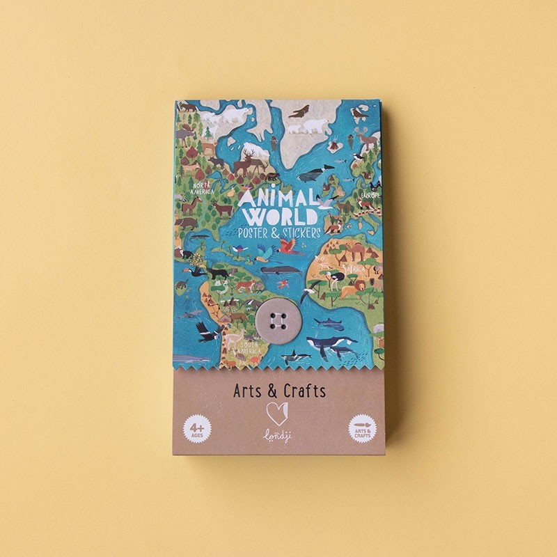 ANIMAL WORLD - Poster & Pegatinas - Londji