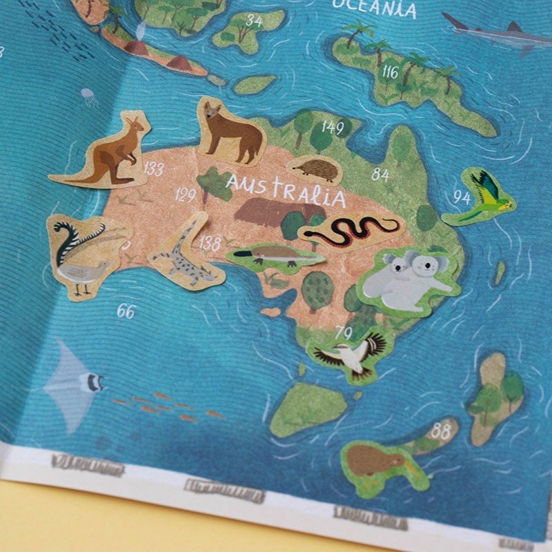 ANIMAL WORLD - Poster & Pegatinas - Londji