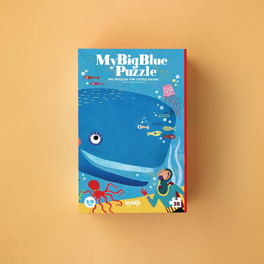 MY BIG BLUE PUZZLE - Puzzle - Londji - The Kids Club