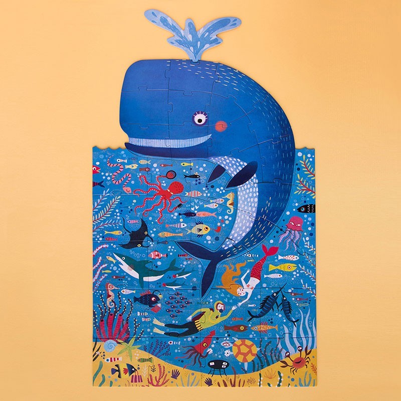 MY BIG BLUE PUZZLE - Puzzle - Londji - The Kids Club