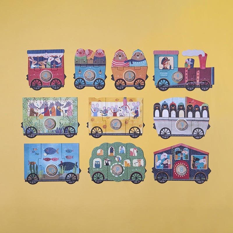 MY LITTLE TRAIN - Puzzle - Londji