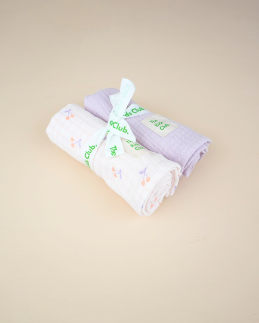 Pack de 2 Muselinas 70cm x 70cm - The Kids Club