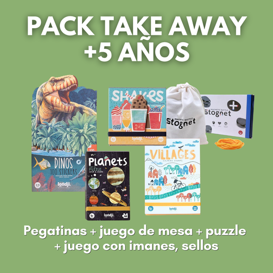 PACK TAKE AWAY · Juegos y actividades +5 años