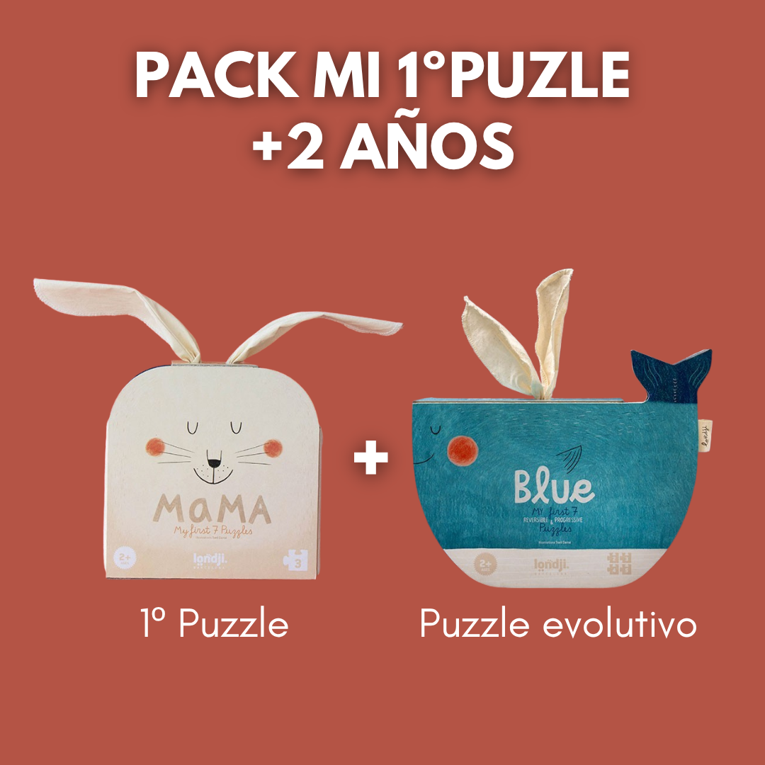 PACK 1º PUZZLE - 2 años