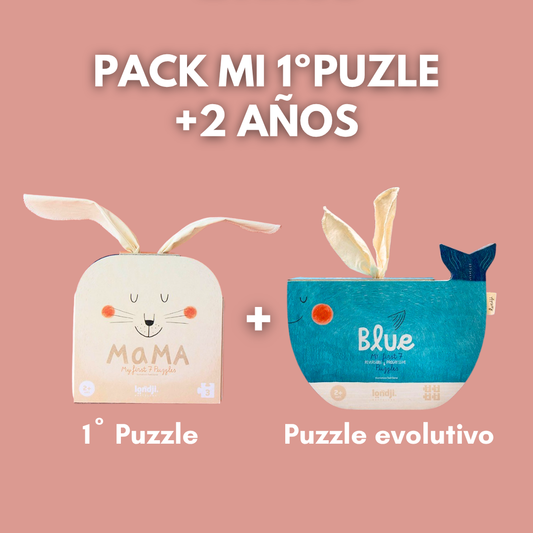 PACK 1º PUZZLE +2 años