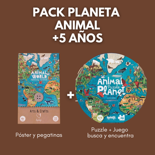 PACK PLANETA ANIMAL - 5 años - The Kids Club