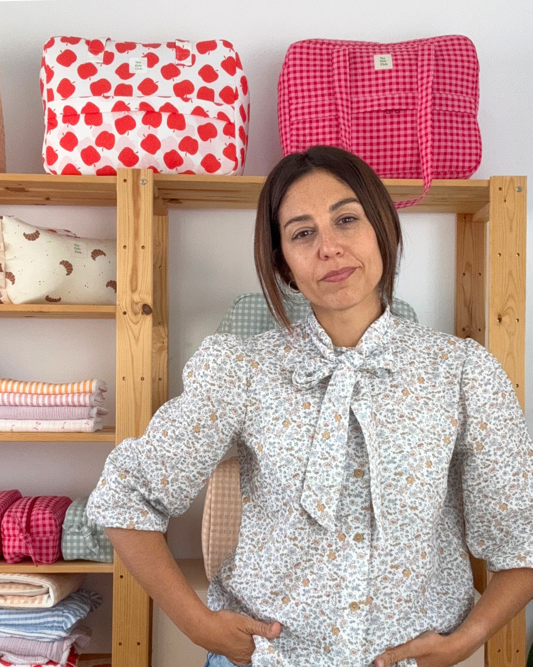 Camisa flores muselina – Mujer