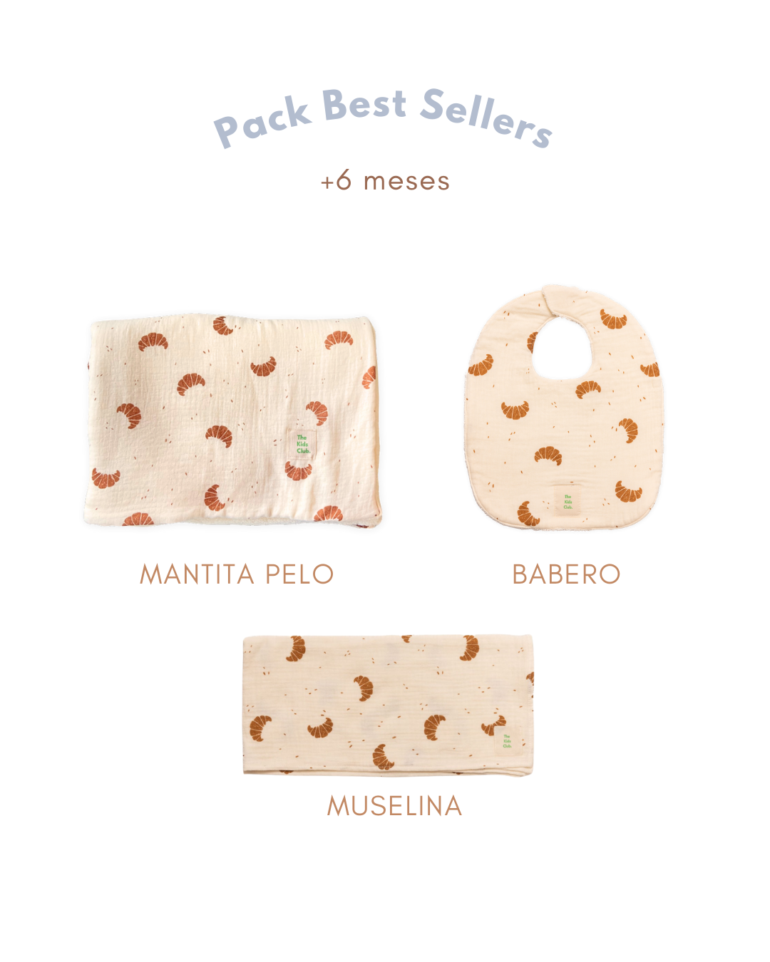 Pack Best Sellers +6 meses - The Kids Club