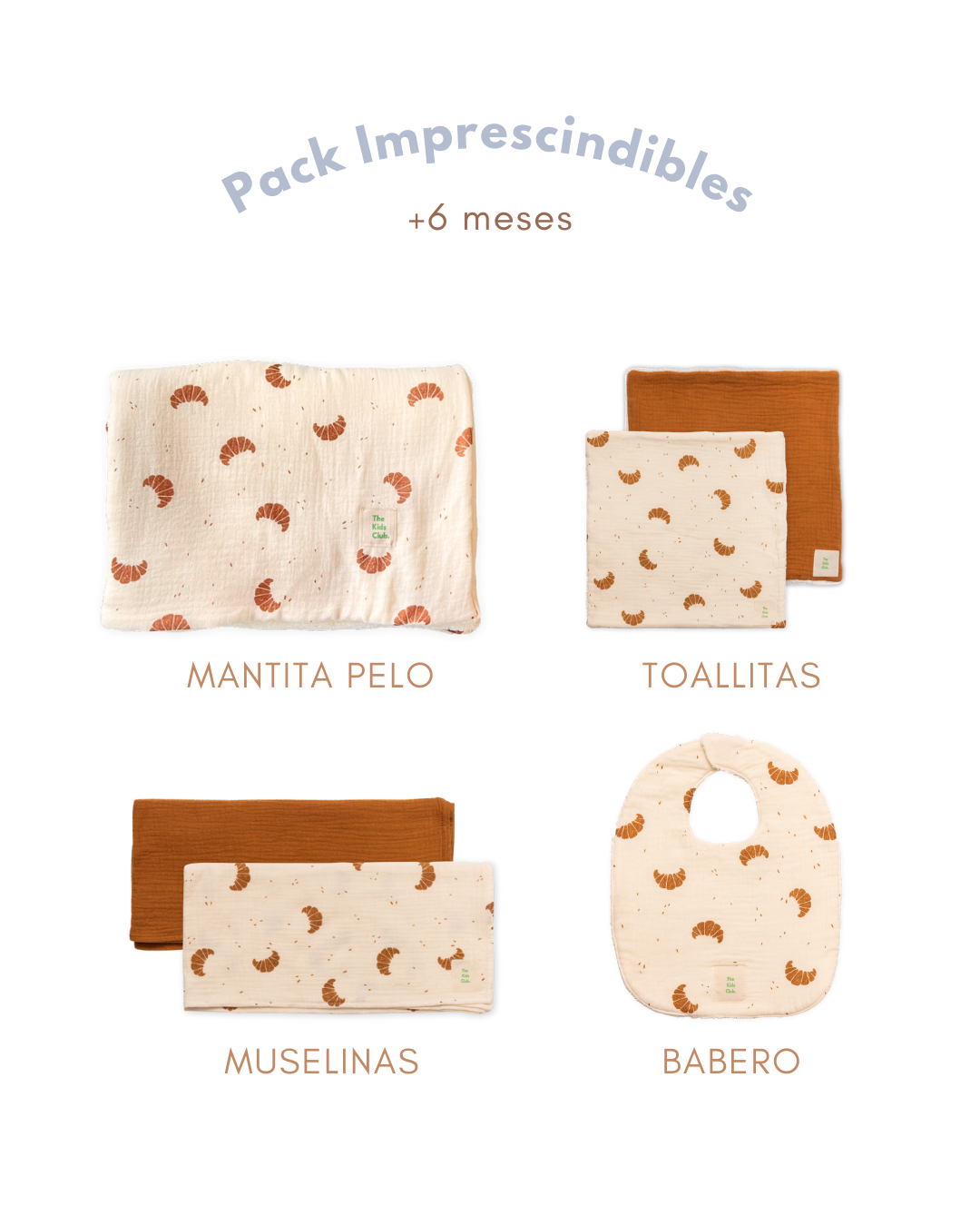 Pack Imprescindibles +6 meses - The Kids Club