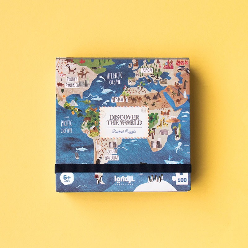 DISCOVER THE WORLD - Puzzle - Londji