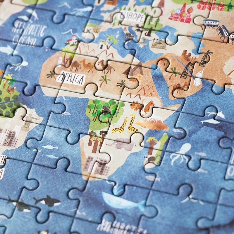 DISCOVER THE WORLD - Puzzle - Londji