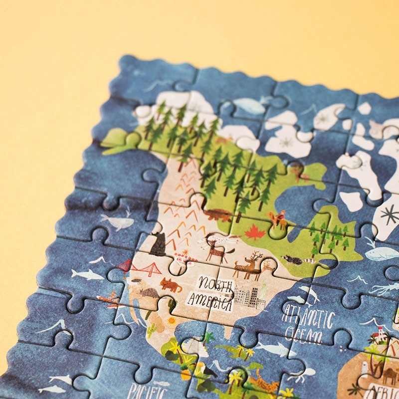 DISCOVER THE WORLD - Puzzle - Londji