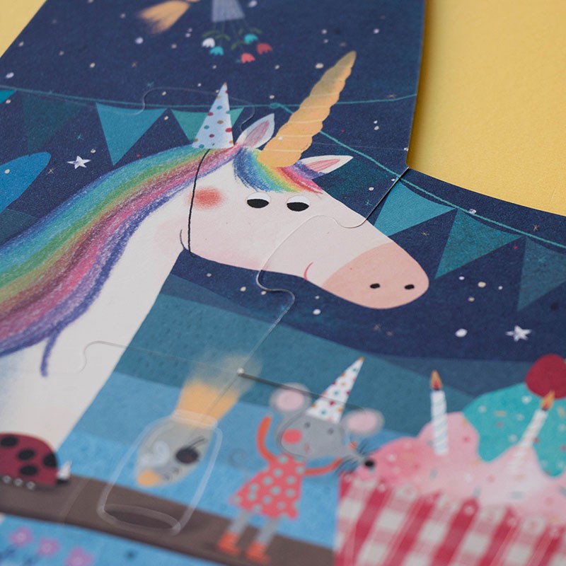 HAPPY BIRTHDAY UNICORN - Puzzle - Londji
