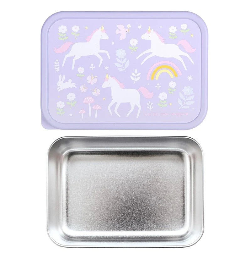 Caja Almuerzo Acero - Unicornio - A Little Love Company
