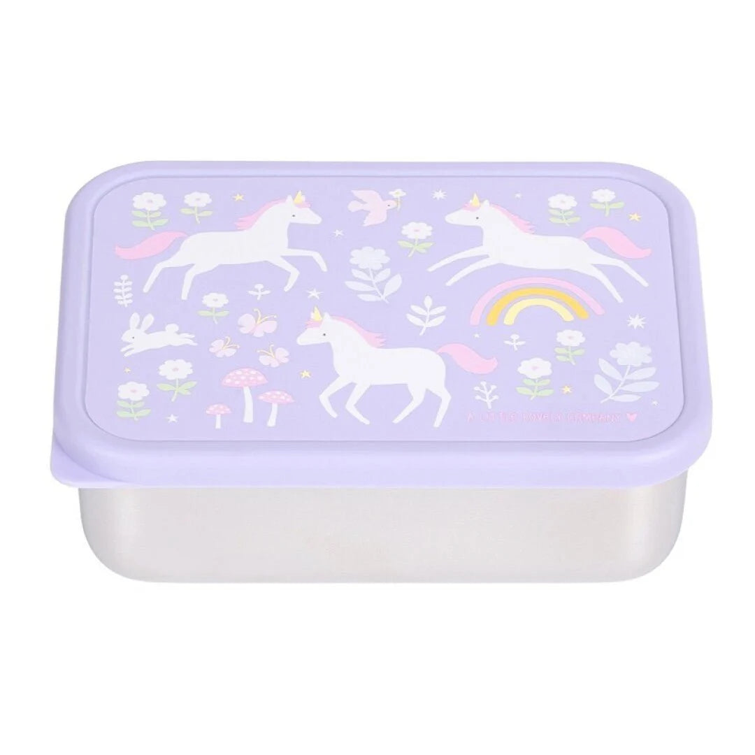 Caja Almuerzo Acero - Unicornio - A Little Love Company