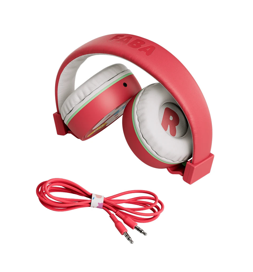 Auriculares infantiles - Rojos - Faba