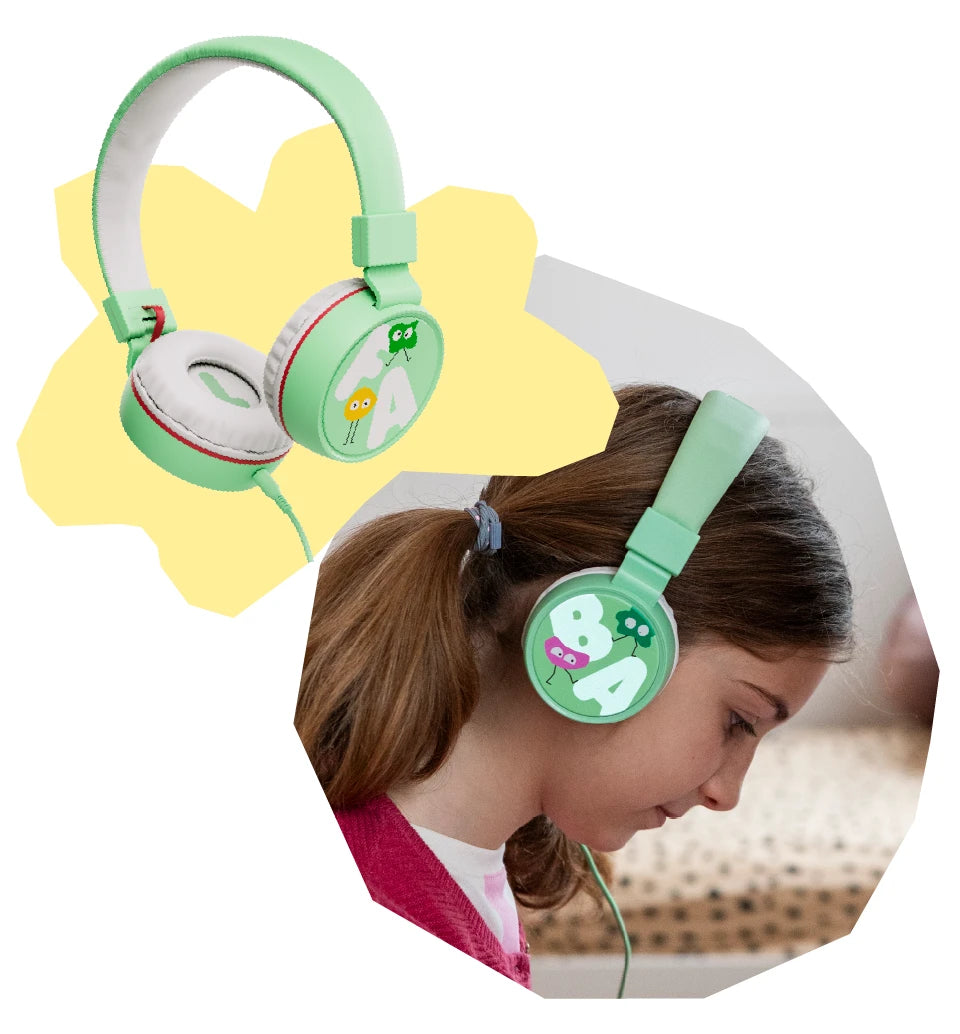 Auriculares infantiles - Verdes - Faba