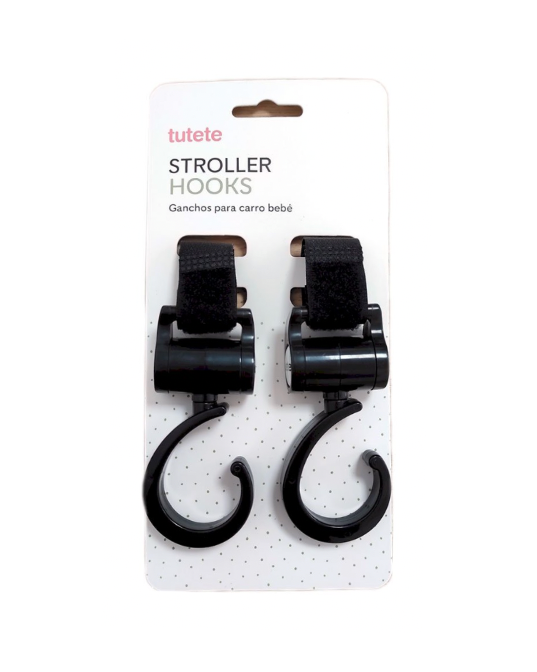 Pack 2 Ganchos para Silla de Paseo Negros