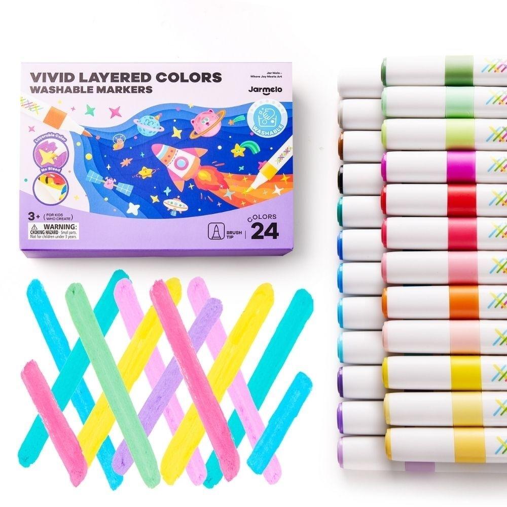 24 Rotuladores por Capas  - Lavable - Jarmelo