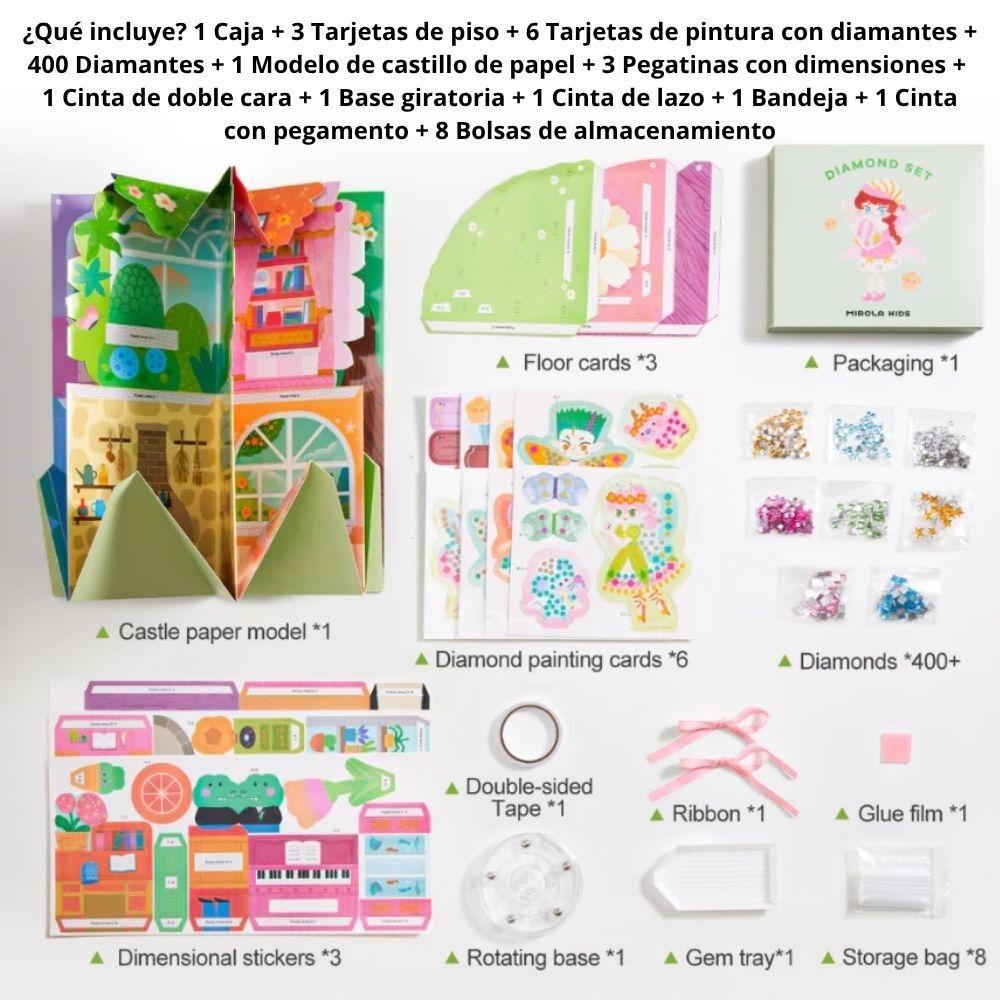 Kit Creativo Fairies Diamont Art -Casa de Muñecas - Jarmelo