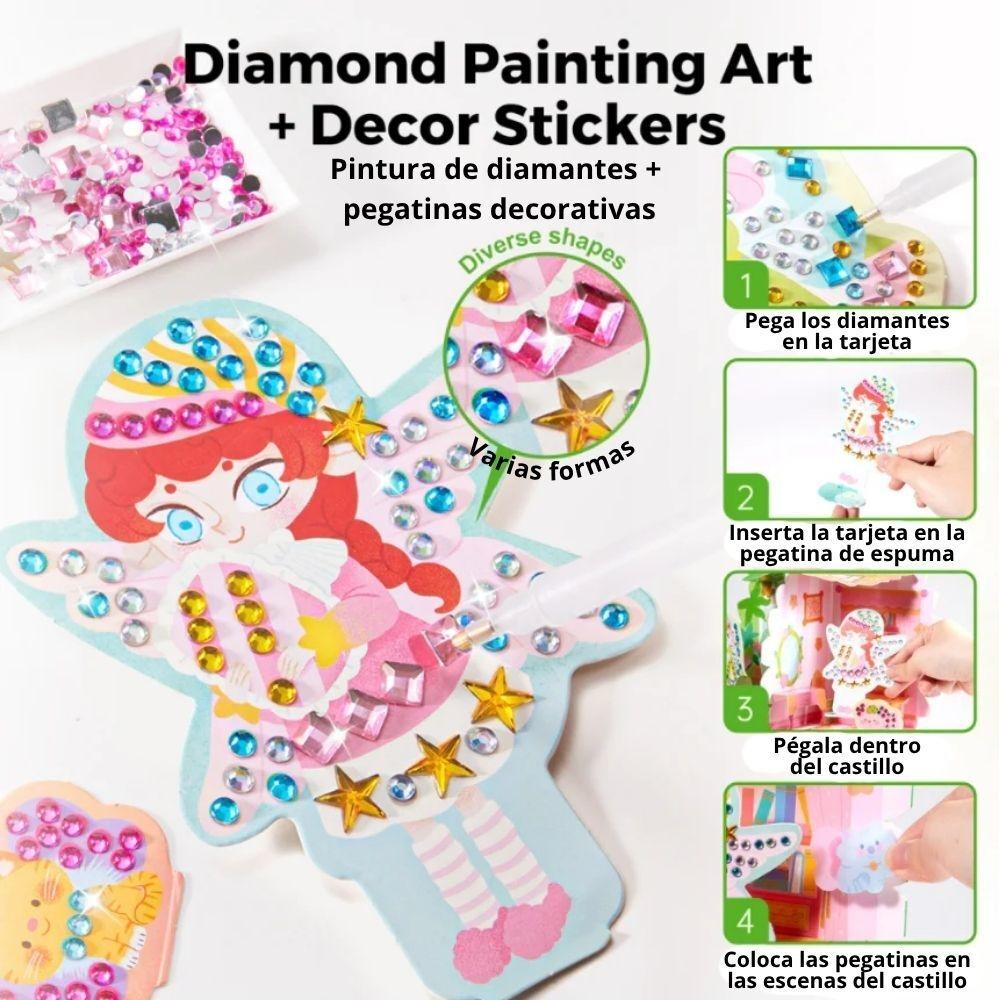Kit Creativo Fairies Diamont Art -Casa de Muñecas - Jarmelo