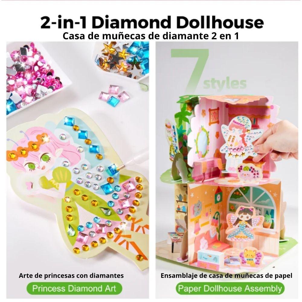 Kit Creativo Fairies Diamont Art -Casa de Muñecas - Jarmelo