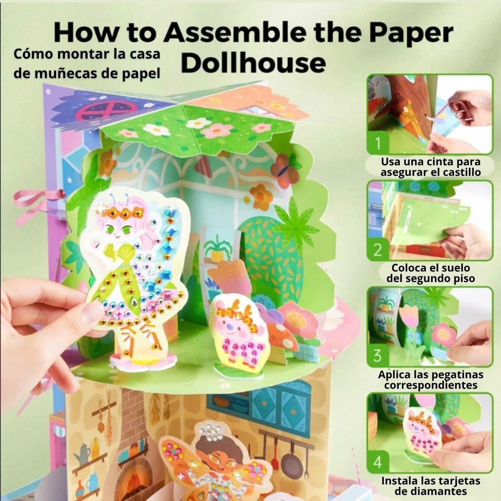 Kit Creativo Fairies Diamont Art -Casa de Muñecas - Jarmelo